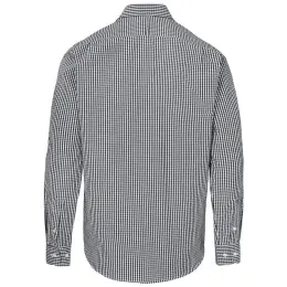 Mens Long Ashford Shirt Black Back